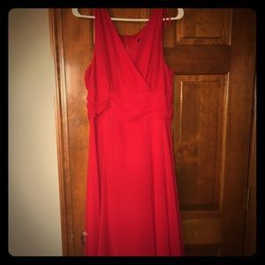 Connected Apparel red party dress
